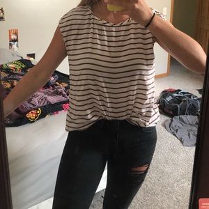 striped t shirt